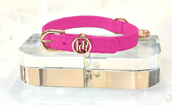 Novalie ‘Lipstick’ Vegan Leather Collar