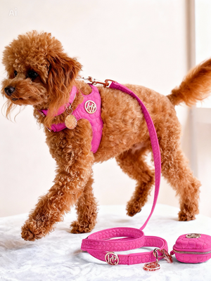 Novalie Lipstick Step In Dog Harness