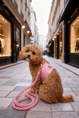 牡丹系列宠物狗背带