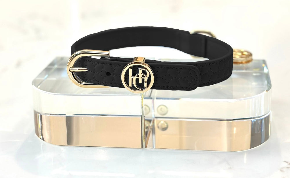 婴儿粉编织狗项圈