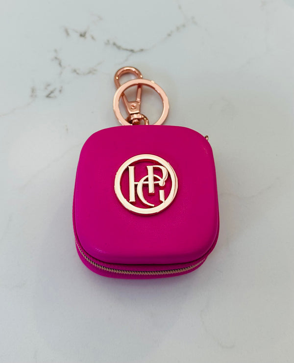 Designer Waste Bag/Treat Bag - Lipstick Pink/Rose Gold